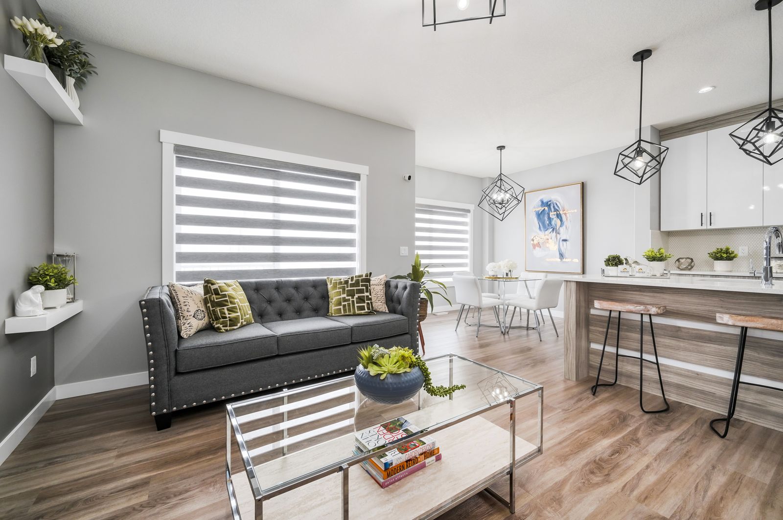 Staged Aspen Living living room