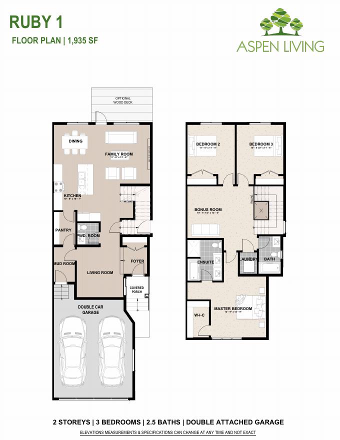 Ruby 1 duplex floor plan