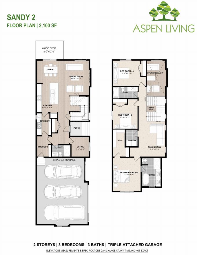 Sandy 2 floor plan